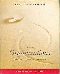 ORGANIZATIONAL BEHAVIOROrganizations Behavior Structure Processes ( Paperback ) 10판