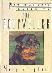 PET OWNER GUIDE TO THE ROTTWEILER *Hardcover