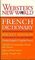 Websters New World French Dictionary  (Pocket Deition) paperback