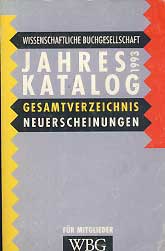 JAHRES KATALOG 1993 (GESAMTVERZEICHNIS NEUERSCHEINUUNGEN)
