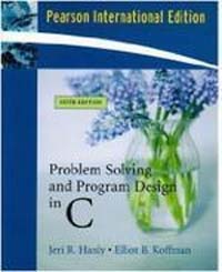 PROBLEM SOLVING AND PROGRAM DESIGN IN C *5판