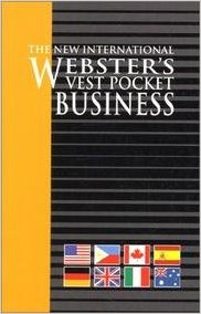 WEBSTERS POCKET BUSINESS DICTIONARY