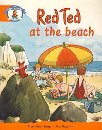 RED TED AT THE BEACH (OUR WORLD)