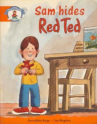 SAM HIDES RED TED (OUR WORLD)